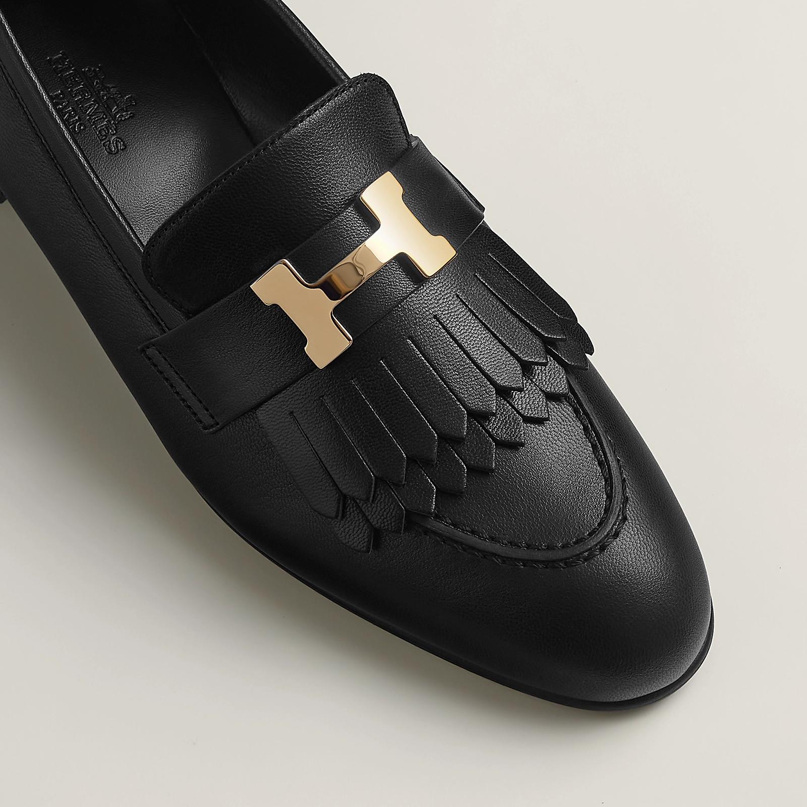 Giày Hermes Royal Loafer Nữ Đen